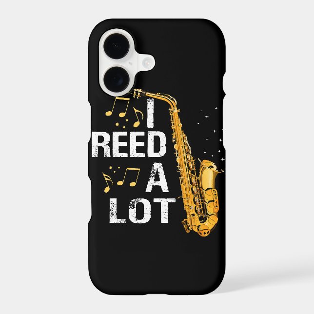 Funny Saxophone Iphone Case (Back)