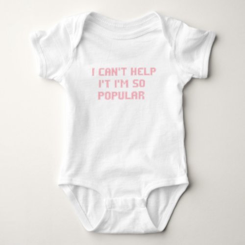 Funny Saying Baby Bodysuitone_piece Baby Bodysuit