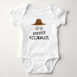Funny saying baby clothing, crime detective baby baby bodysuit