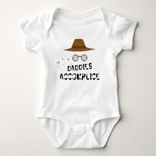 Funny saying baby clothing crime detective baby baby bodysuit