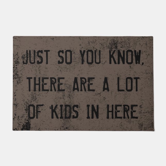 Funny Saying Doormat (Front)