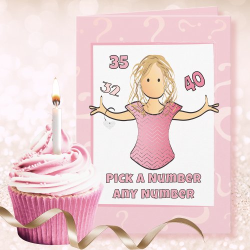 Funny Saying Female Cartoon Sassy 40th Birthday 