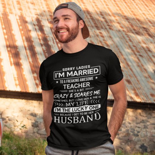 Funny Saying For New Husband To Be And Newly_Wed T_Shirt