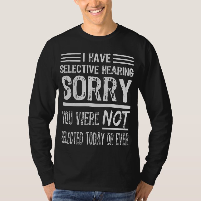 Funny Saying for Sarcastic People Men Dark Font T-Shirt (Front)