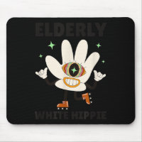 Funny Saying Groovy Elderly White Hipe