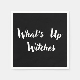 Funny Saying Halloween Napkins