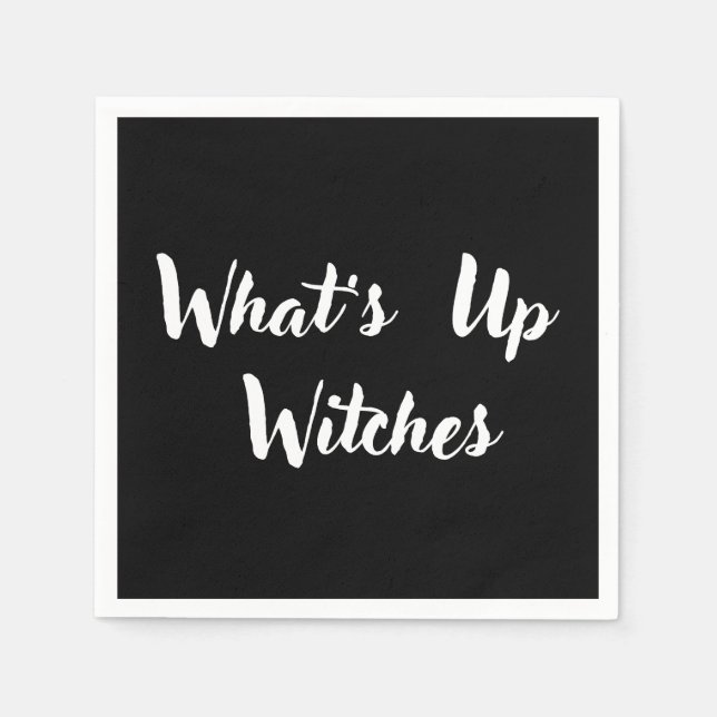 Funny Saying Halloween Napkins (Front)