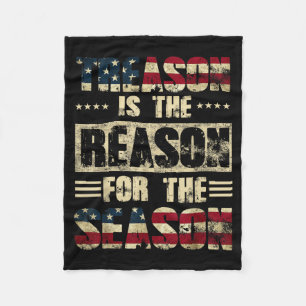 Funny Saying Humor Quote Sarcastic Usa Flag 4th Of Fleece Blanket