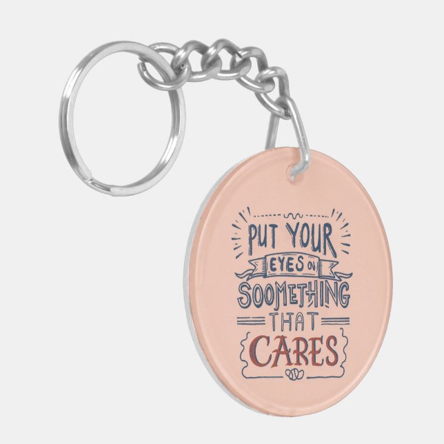 Funny Saying key chain (Front Left)