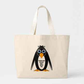 funny saying large tote bag