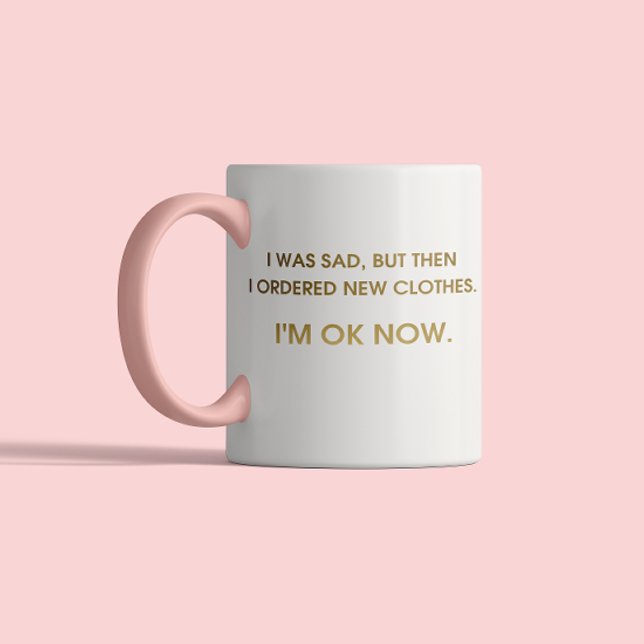 Funny Saying Modern Coworker Friend Shopping Quote Mug (Creator Uploaded)
