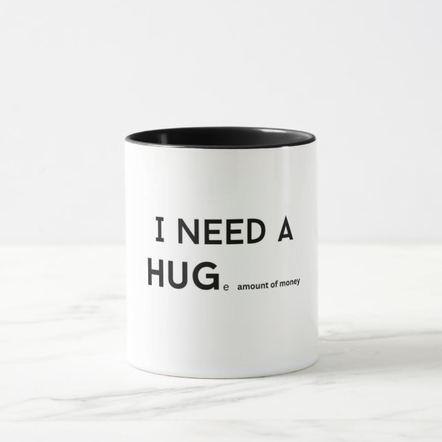 Funny saying modern Quote for coffee mug (Center)