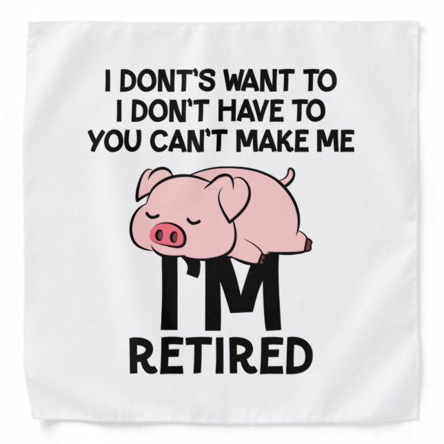 funny saying quotes friend bandana (Front)