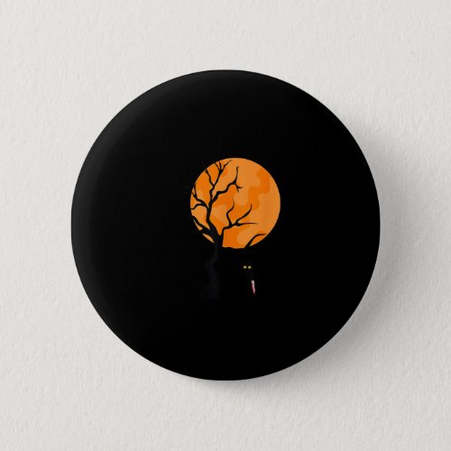 Funny Saying Spooky Season Halloween Cat Lover Wom Button