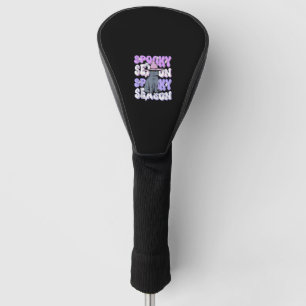 Funny Saying Spooky Season Halloween Cat Lover Wom Golf Head Cover