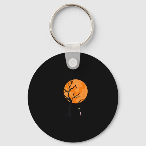 Funny Saying Spooky Season Halloween Cat Lover Wom Keychain