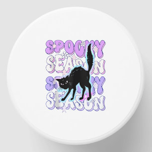 Funny Saying Spooky Season Halloween Cat Lover Wom Mini Candle Favors