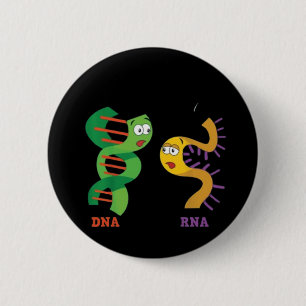Funny Saying Still Single DNA Always RNA Button