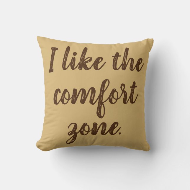 Funny saying throw pillow (Front)