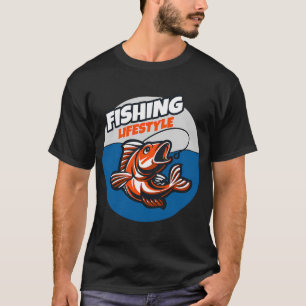 Funny Saying Up & Adam It is Time For Fishing Angl T-Shirt