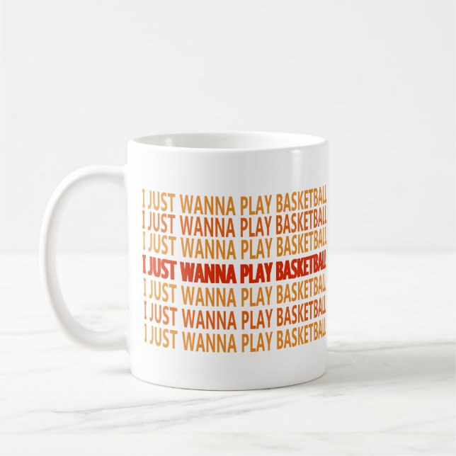 Funny sayings about basketball palyer coffee mug (Left)