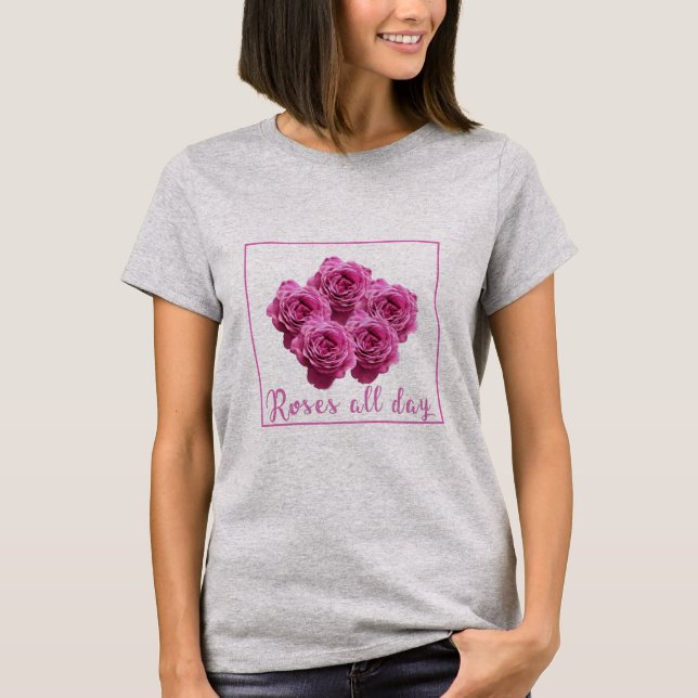Funny sayings about roses and love T-Shirt (Front)
