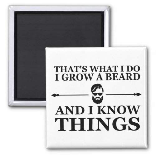 funny sayings and quotes about bearded man magnet