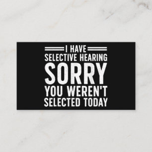 Funny Sayings Art For Sarcastic People Men Women S Business Card
