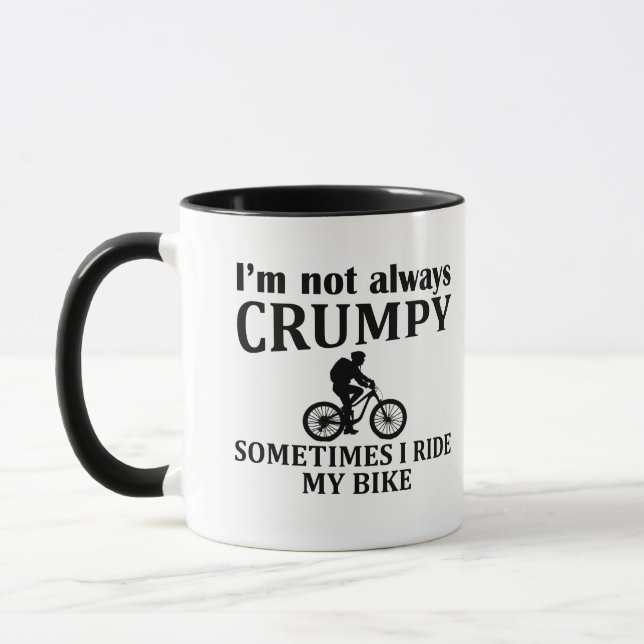 Funny sayings Cycling gifts Mug (Left)