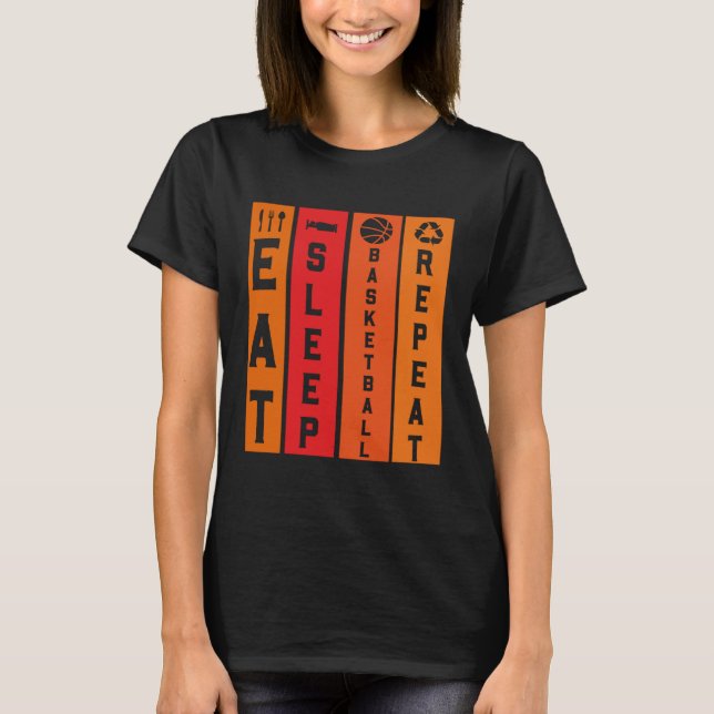 Funny Sayings For Basketball For Men Women Family  T-Shirt (Front)