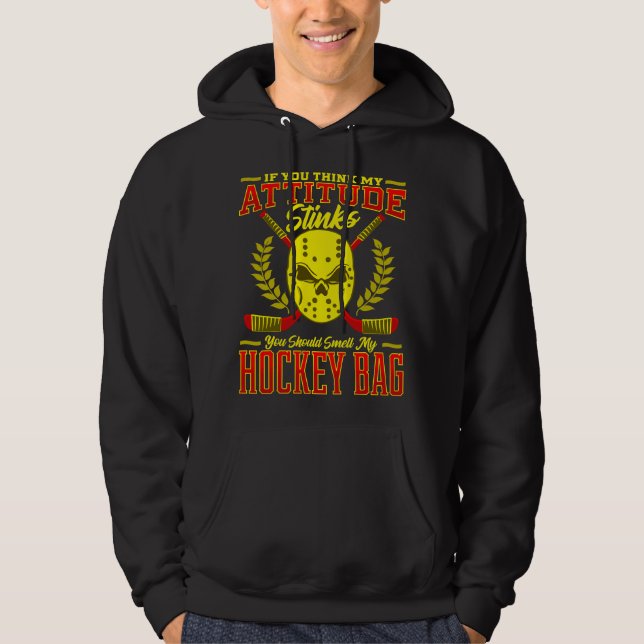 Funny Sayings for Boy and Girl Ice Hockey Players  Hoodie (Front)