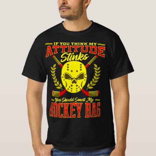 Funny Sayings for Boy and Girl Ice Hockey Players  T_Shirt