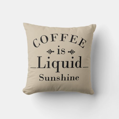 funny sayings for coffee throw pillow