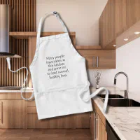 My Favorite People Watercolor Floral Personalized Apron