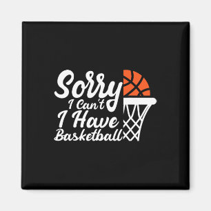 Funny Sayings Sorry I Can't I Have Sketll Design  Magnet