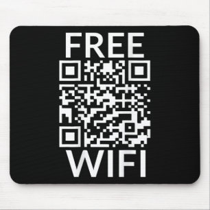 Funny Scan Free Wifi Trump Dancing Prank Qr Presid Mouse Pad