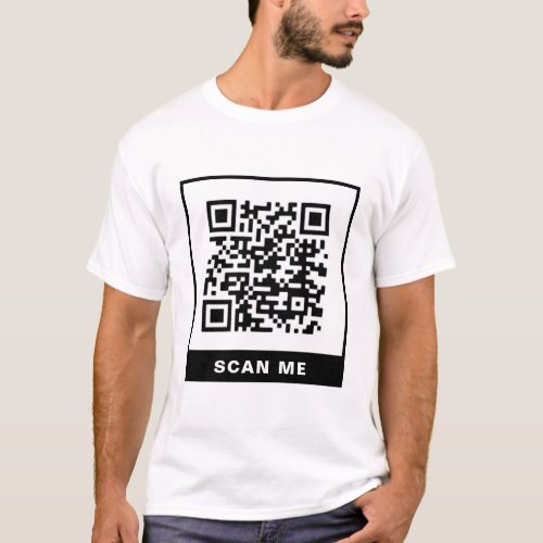 Funny Scan Me QR_Code T_Shirt
