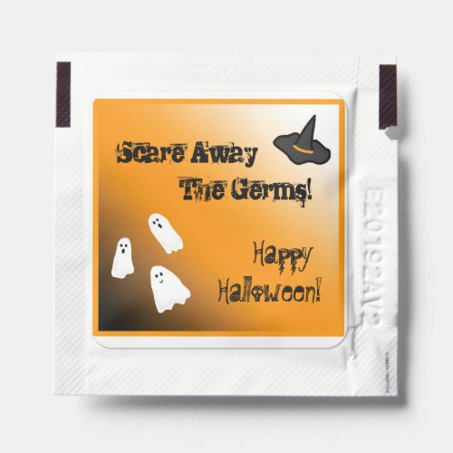 Funny Scare Away the Germs Halloween Ghost Hand Sanitizer Packet