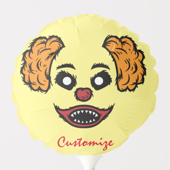 Funny Scary Clown Thunder_Cove Balloon (Front)