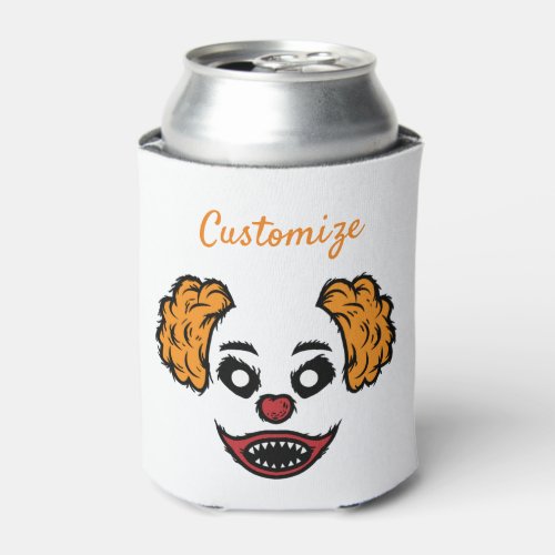 Funny Scary Clown  Thunder_Cove Can Cooler