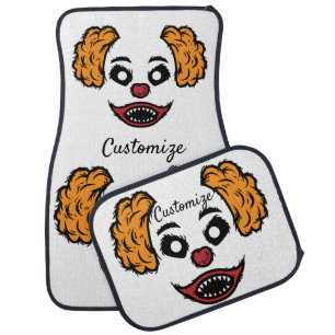 Funny Scary Clown Thunder_Cove Car Floor Mat