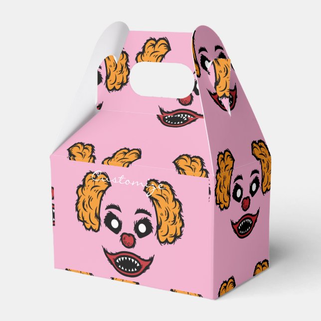 Funny Scary Clown Thunder_Cove Favor Boxes (Front Side)