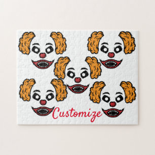 Funny Scary Clown Thunder_Cove Jigsaw Puzzle