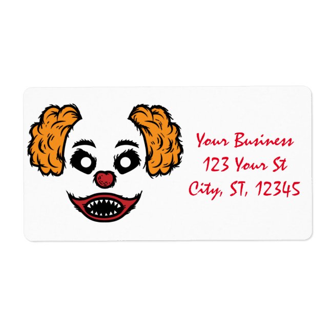 Funny Scary Clown Thunder_Cove Label (Front)