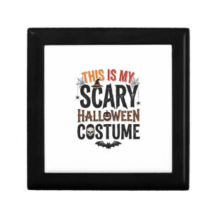 Funny Scary Halloween Costume Vintage Shirt Design Gift Box