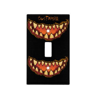 Funny Scary Jack o'lantern Thunder_Cove Light Switch Cover