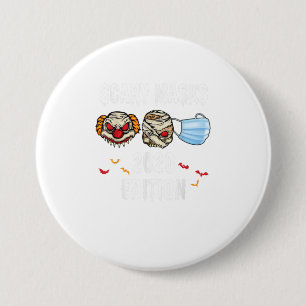 Funny Scary Masks 2020 Edition Halloween Button