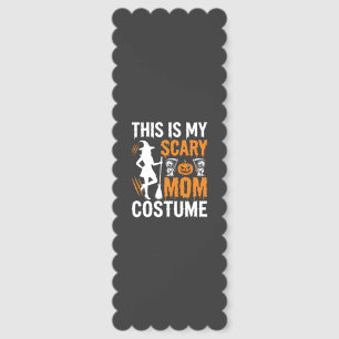 Funny Scary Mom Costume Halloween Witch Bookmarks