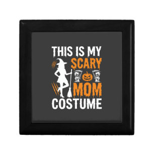 Funny Scary Mom Costume Halloween Witch Gift Box