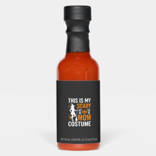 Funny Scary Mom Costume Halloween Witch Hot Sauces